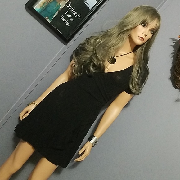 Little Black Dress Faux Wrap - Picture 7 of 8